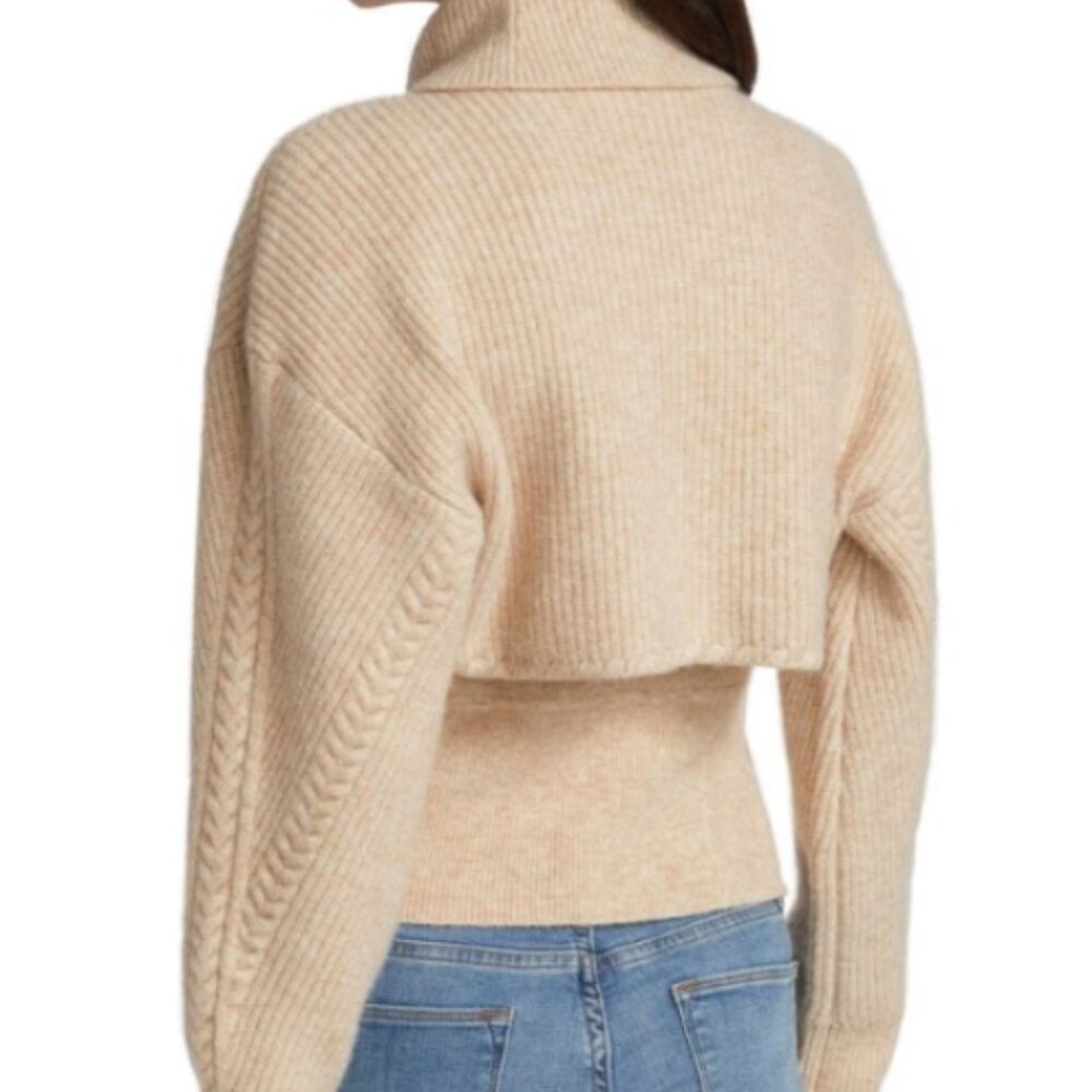 DH New York Peekaboo Turtleneck Sweater -